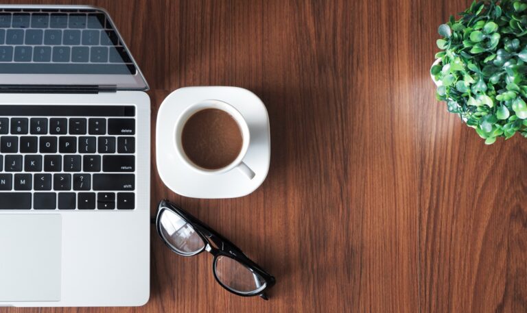 Retirement documents calculator coffee desk
