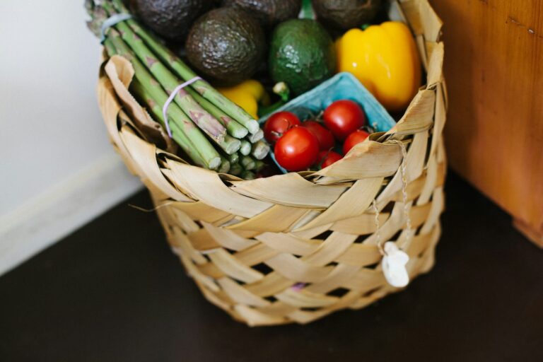 Grocery receipt shopping basket