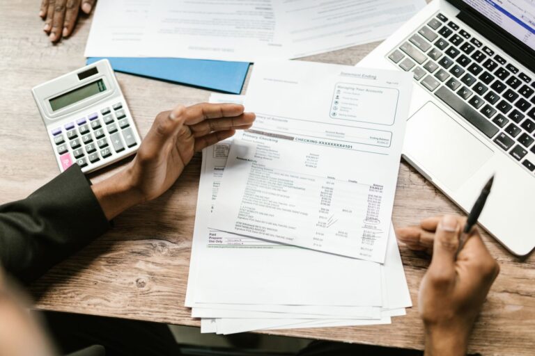 Calculator tax documents