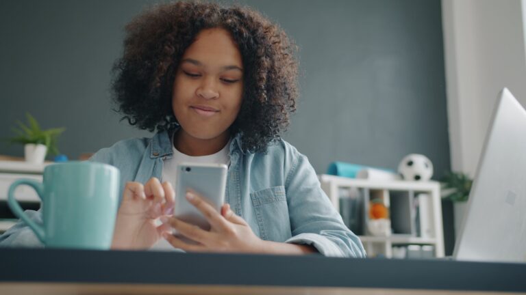 Person using banking