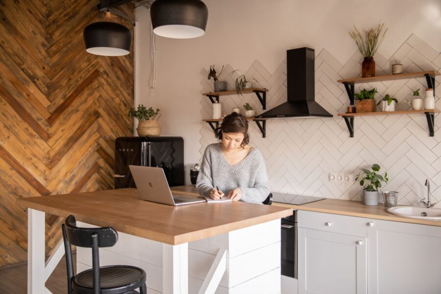 Kitchen countertop notepad