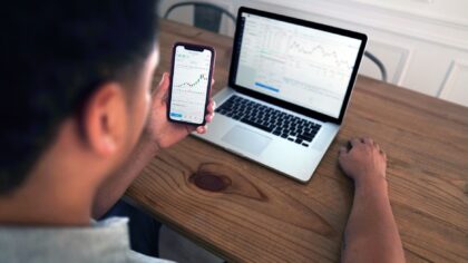 How diversification works in a simple stock and ETF portfolio