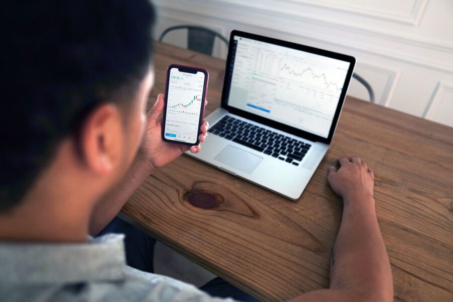 Person reviewing diversified