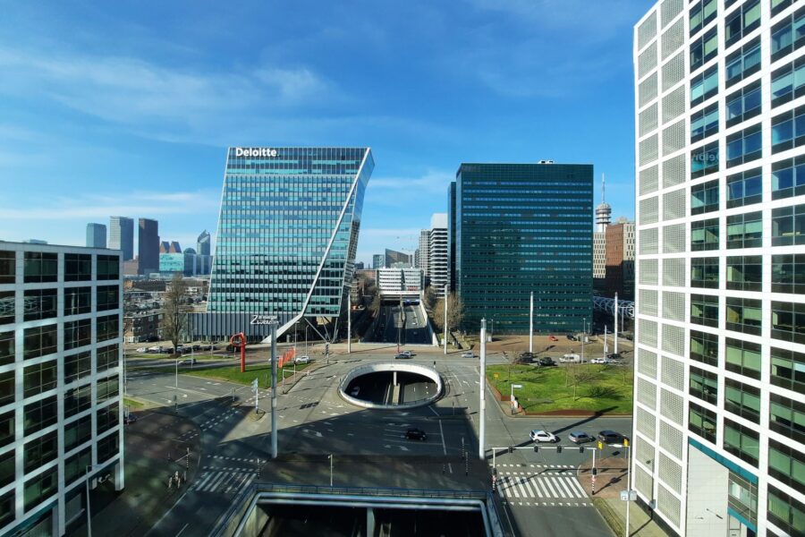 Modern office building