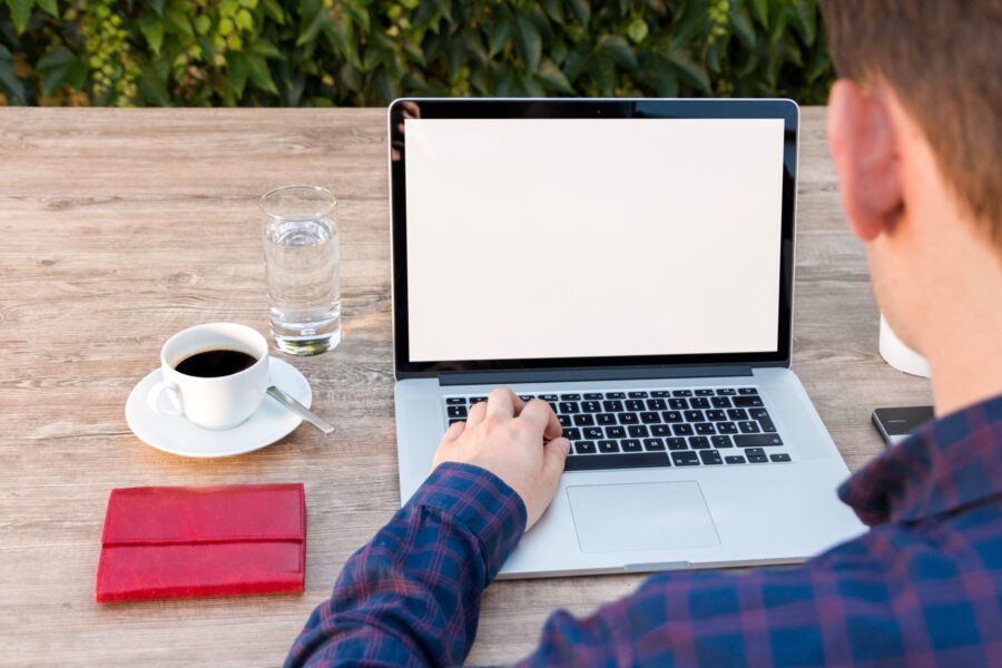 Home office laptop