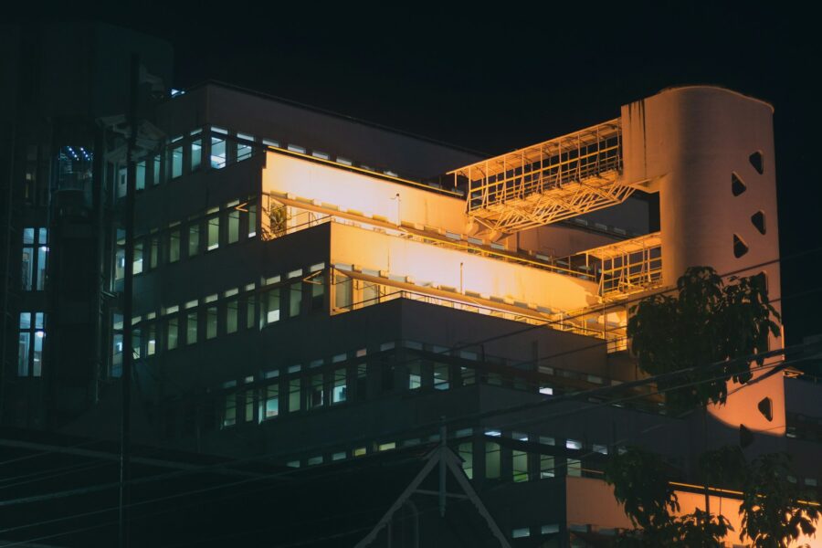 Office building night
