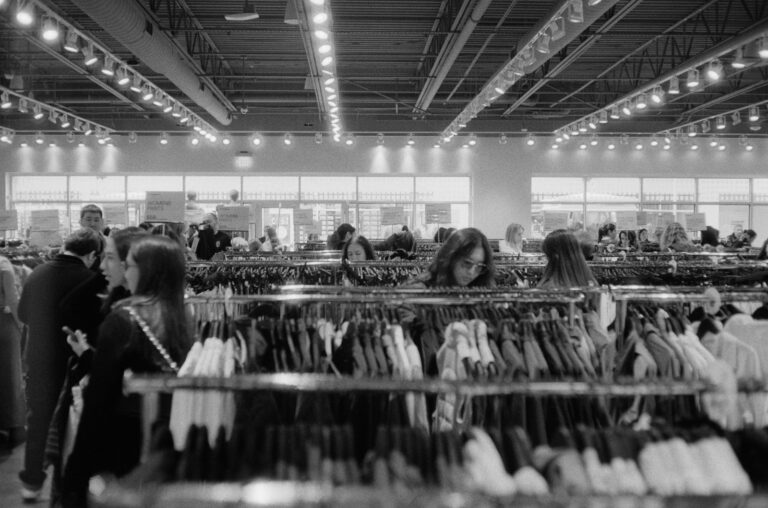 Thrift store clothing