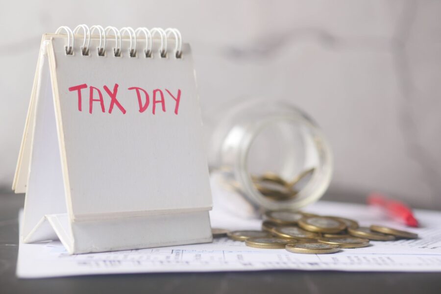 Calendar notebook coins