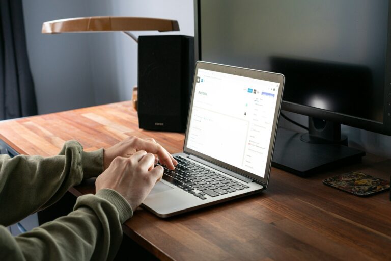 Person reviewing online