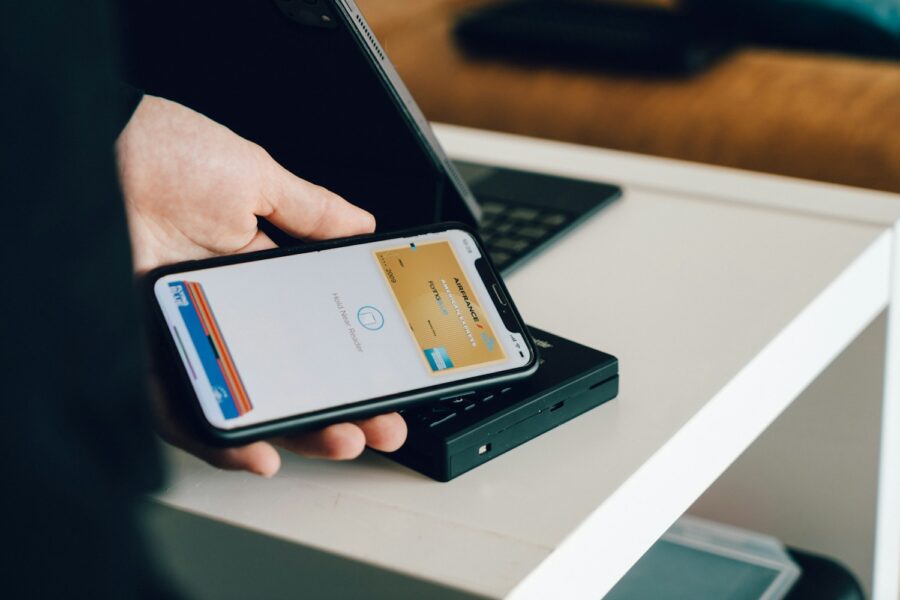 Person holding debit