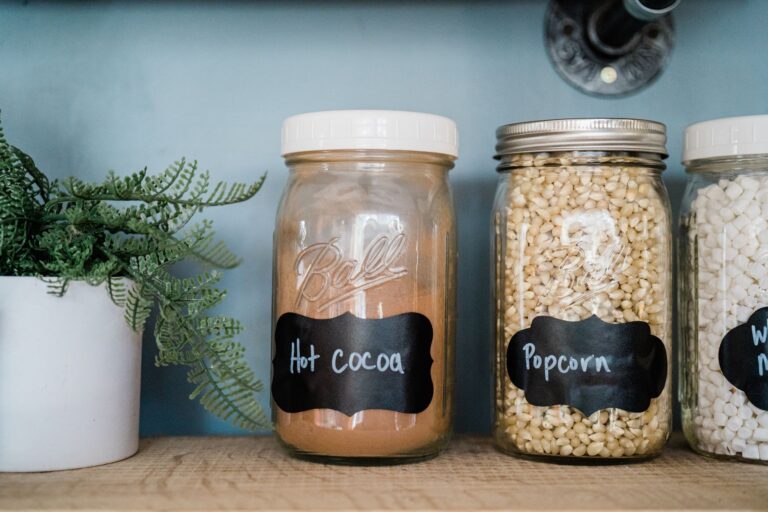 Kitchen pantry organizing