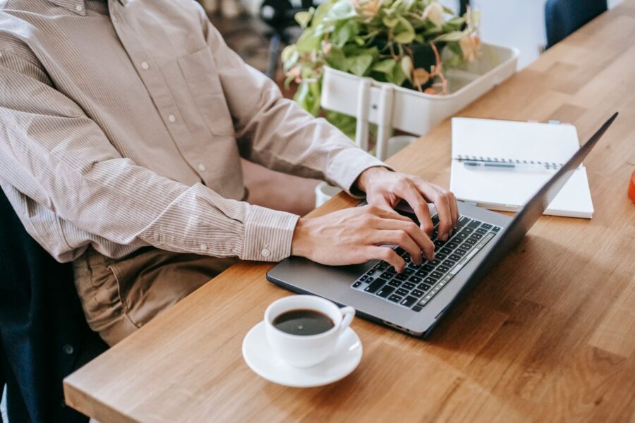 Person working weekend
