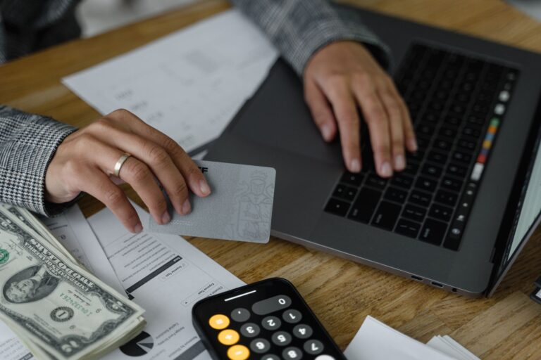 Credit card table