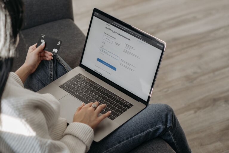 Person comparing loan