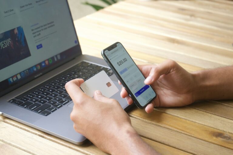 Person using online