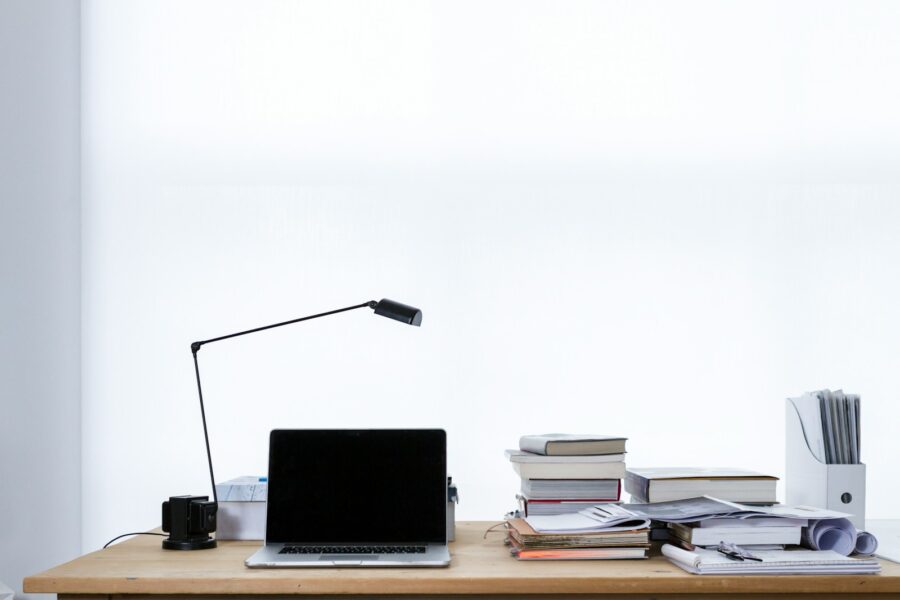 Office desk laptop