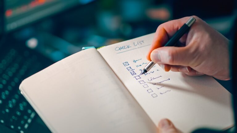 Notebook skill list
