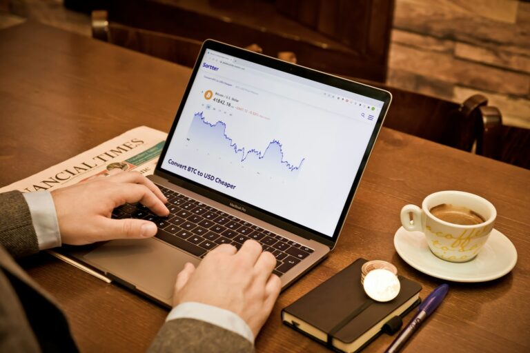 Person using laptop