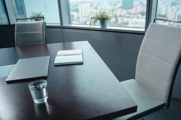 Office desk laptop