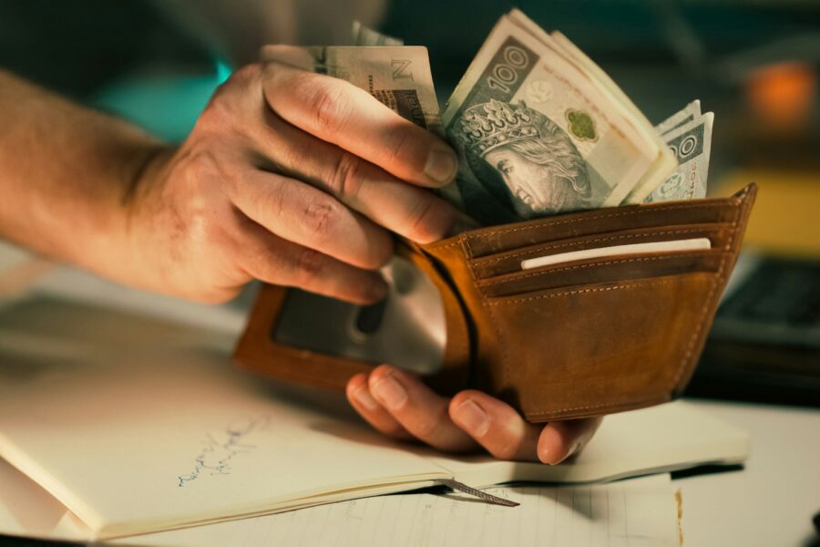 Cash envelopes table