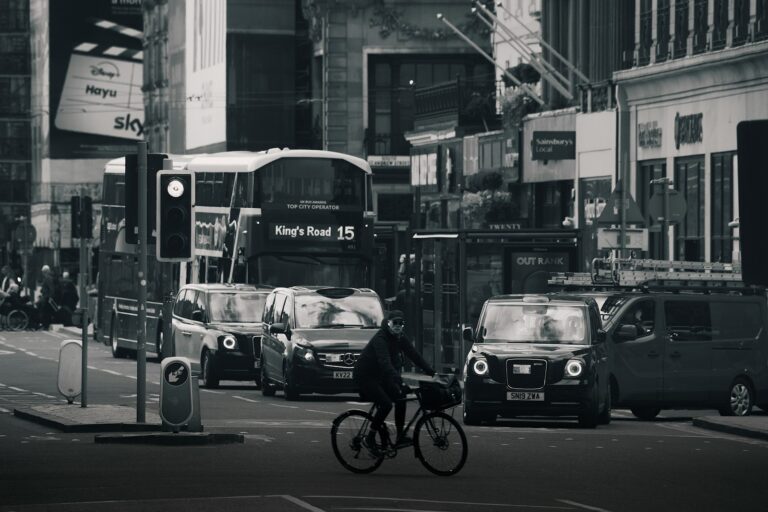 City street cyclist