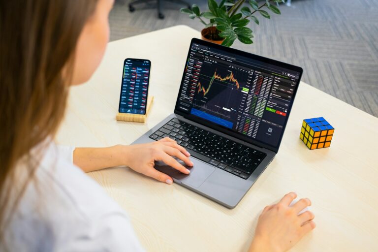 Investor reading fund
