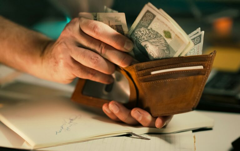 Person counting cash