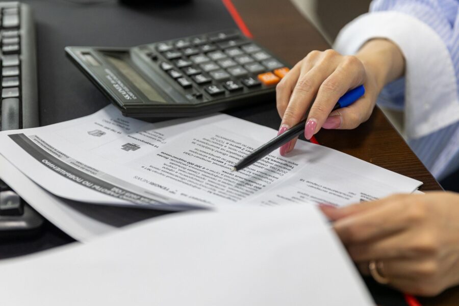 Calculator pen financial