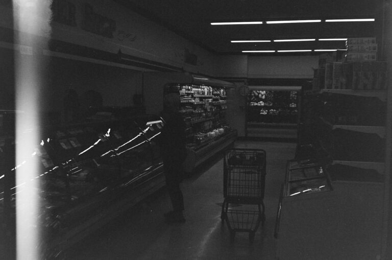Grocery store aisle