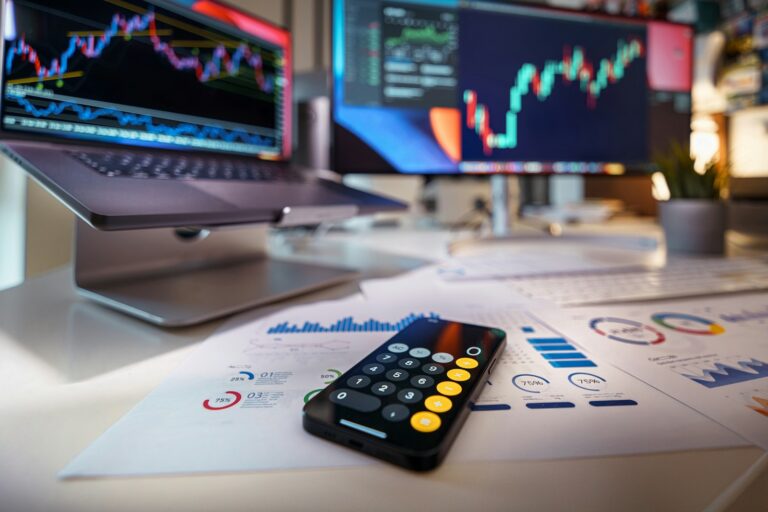 Stock trading screen
