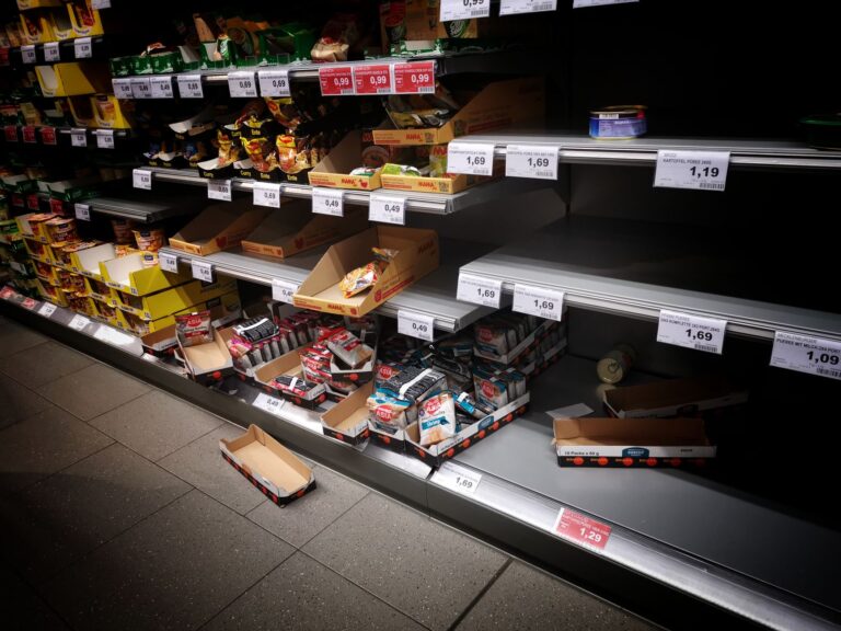 Grocery store aisle