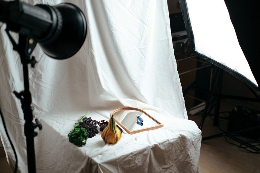 Beginner photographer taking
