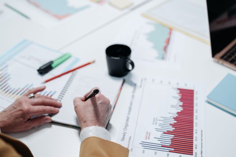 Person looking financial
