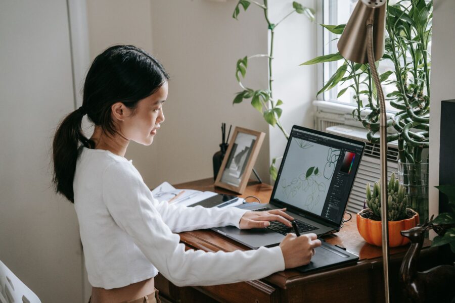 Freelance graphic designer